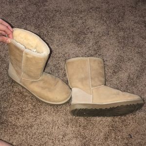 Classic Short Boots in Sand